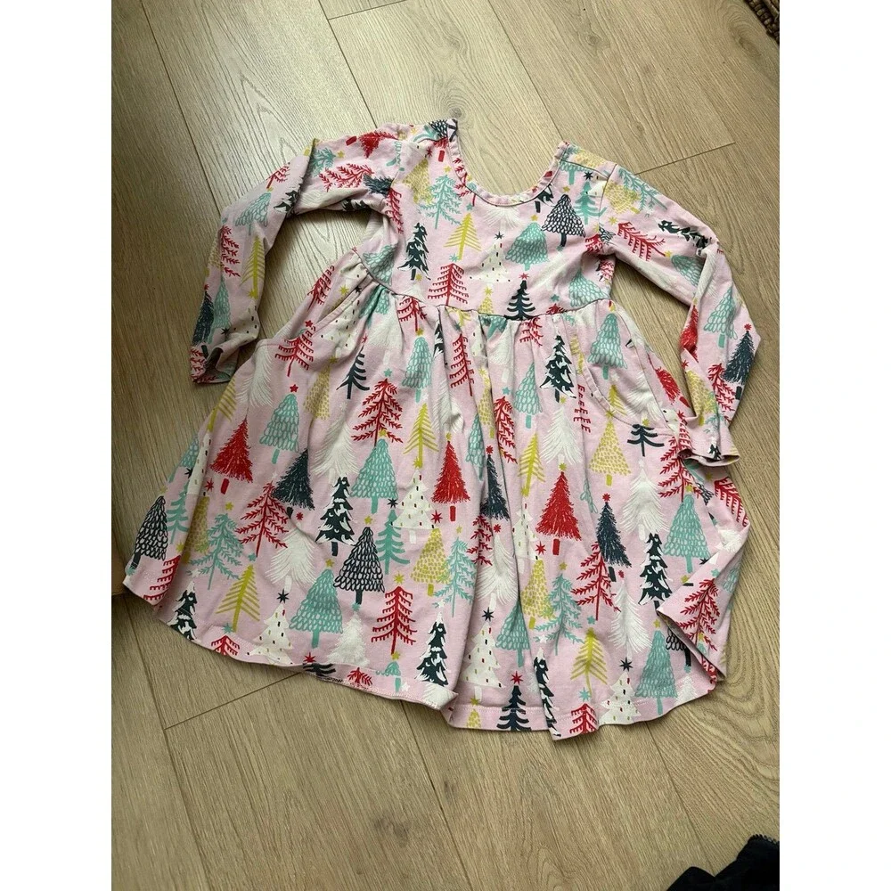 Hanna Andersson Long sleeve dress size 5